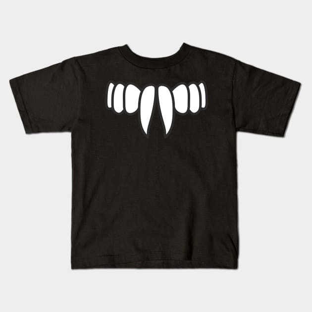 Nosferatu Teeth Kids T-Shirt by faiiryliite